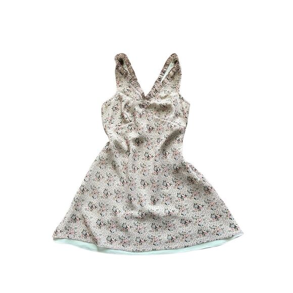 Express Dresses & Skirts - 90s y2k express floral baby doll ruffled dress